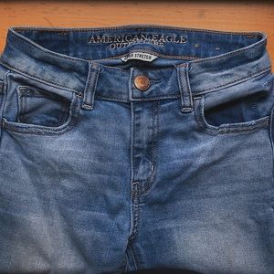 AE Super Stretch Hi-Rise Artist Jeans 00 Long